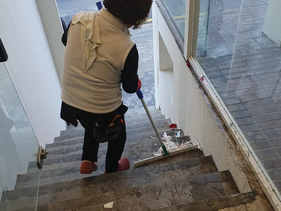 가평군 북면 출입 계단·입구 세면대 살균 위생청소 사례 - 행진크린